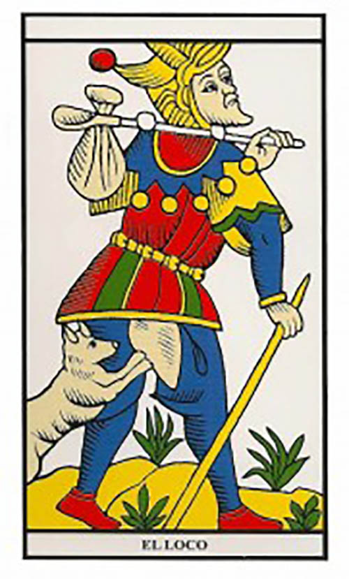 loco arcanos mayores tarot marsella