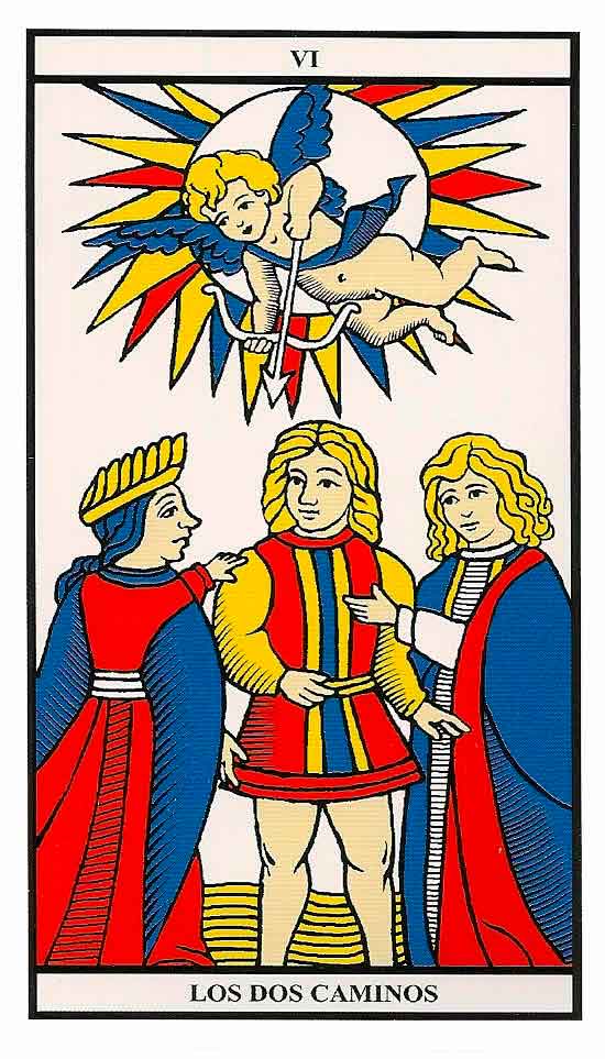 Los Enamorados - Tarot de Marsella