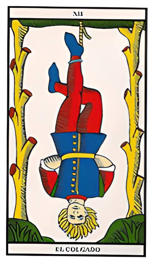 El Colgado - Tarot de Marsella