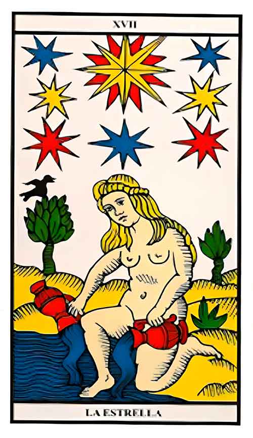 La Estrella - Tarot de Marsella