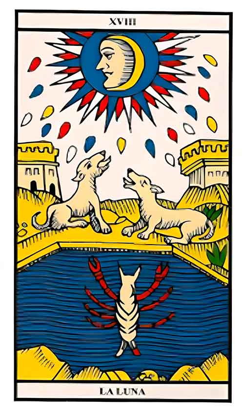 La Luna - Tarot de Marsella