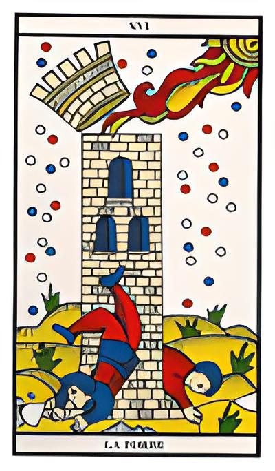 La Torre - Tarot de Marsella