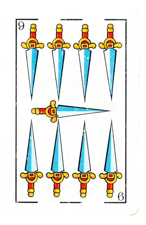 Significado Nueve de Espadas